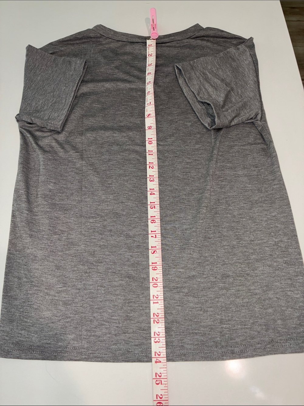EKOUAER NWT Women’s Gray Short Sleeve Cuffed V-Neck Soft Sleep TOP, Size Medium. - Picture 7 of 11